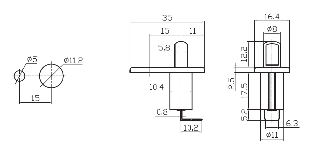 Momentary Automotive Door Switch 20A 12V