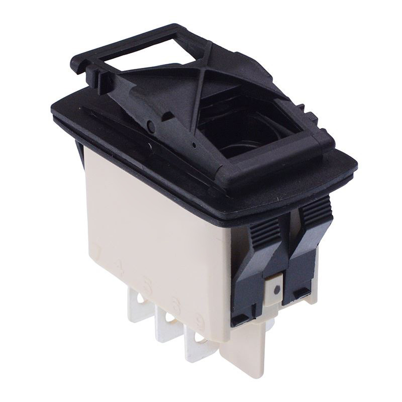 KR46CAKXXG On-On Latching Auto Rocker Switch DPDT IP68