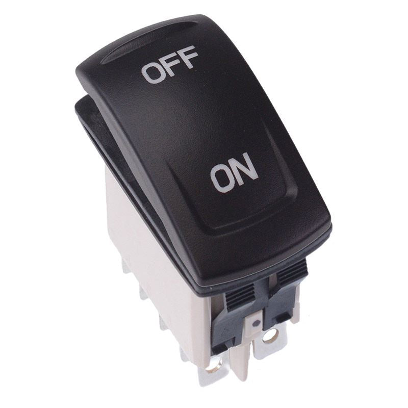 KR45CAKJJG22N02XX01 OFF ON Momentary Red 24V LED Automotive Rocker Switch DPDT IP68
