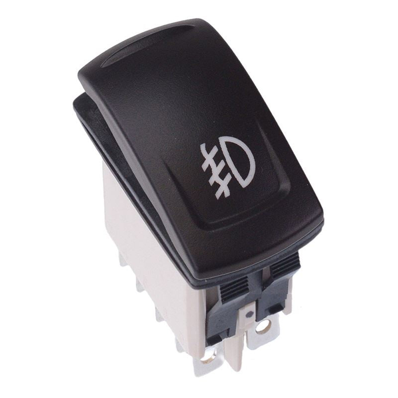 KR46CAKJJG22NXXXX26 Front Fog Lights Latching Red 24V LED Automotive Rocker Switch DPDT IP68