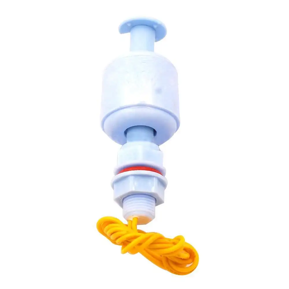 SOCOJE PP plastic small float switch water level switch liquid level sensor anti-corrosion and acid alkali resistance 52MM