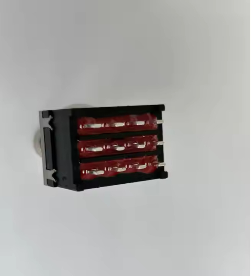 12PIN PCB Type ON-ON Latching 4PDT Guitar Effect Foot Switches with 3A Max. Current for Musical Instruments