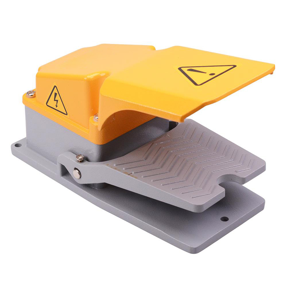 Aluminium Foot Switch W/Guard SPDT IP65 15A 250VAC