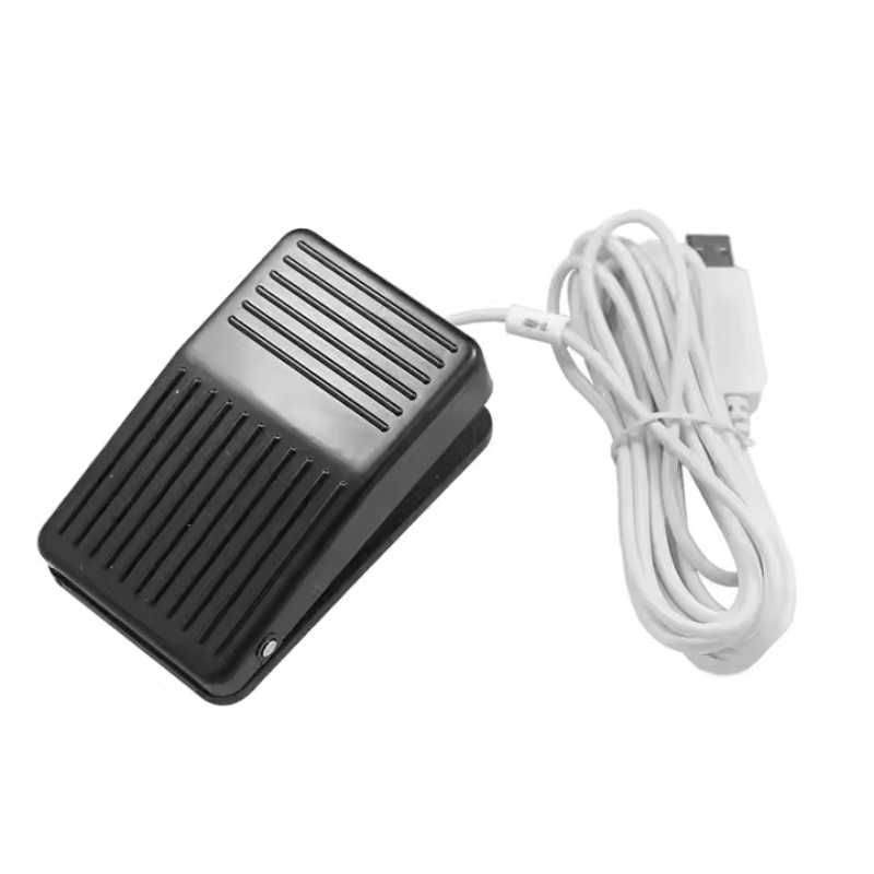 Electric Foot Control Switch 10m USB Power Cord Pedal Button Controller Sensor Programmable Key Value Equipment Foot Switches