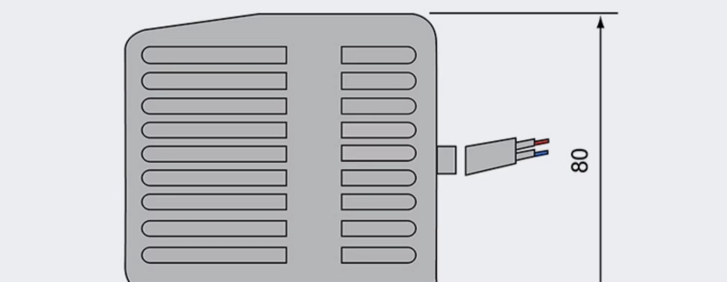 Foot Switches 10A250VAC-1A1B One open and one closed A variety of wire lengths are optional