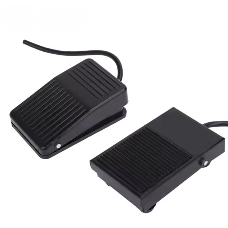 High Quality Foot Switches Iron FS-1 with 10cm Wires Metal Momentary Electric Power Foot Pedal Switch