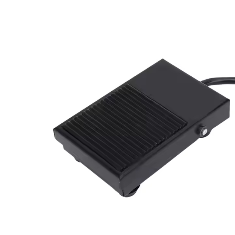 High Quality Foot Switches Iron FS-1 with 10cm Wires Metal Momentary Electric Power Foot Pedal Switch