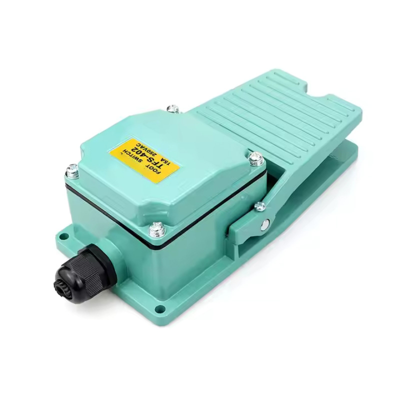 High Quality TFS-402 Foot Switches Metal Housing Material 15A 250V Medical Pedal Switch