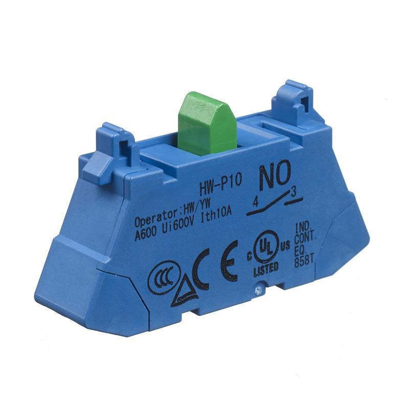 Single Pole Normally Open Contact Block Push-In Terminals HW-P10