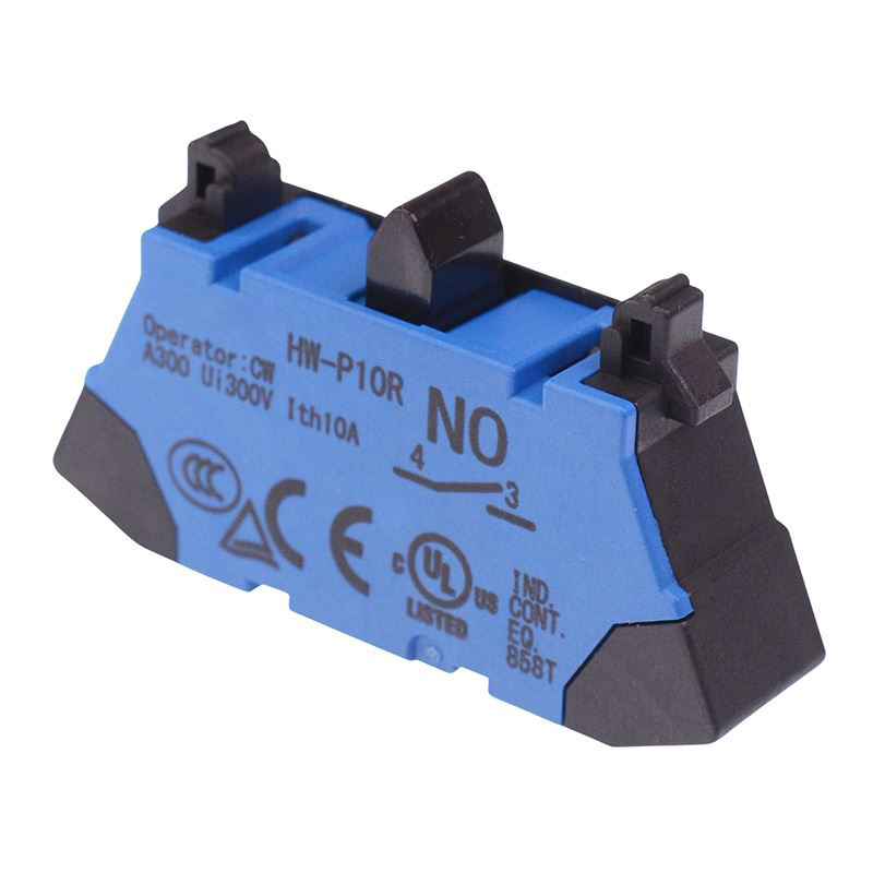 Single Pole Normally Open Contact Block Push-In Terminals HW-P10R