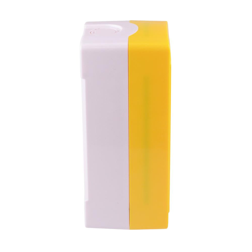 Yellow/White 3 Hole 22mm Control Station Box Enclosure IP65