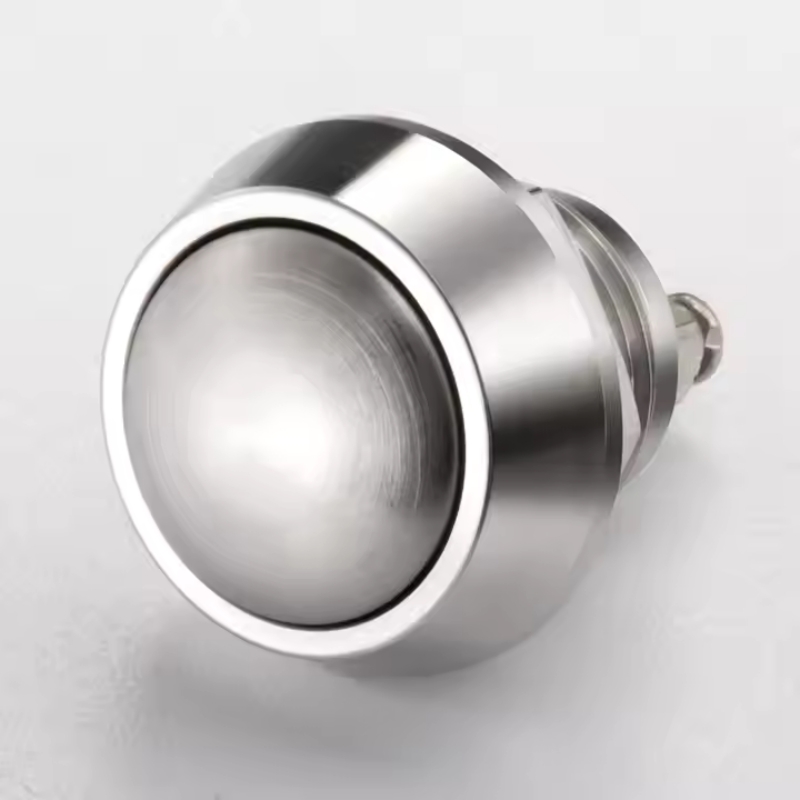 12mm Waterproof Momentary Push Button Emergency Stop Switches Car Start Horn Speaker Bell Metal Switch