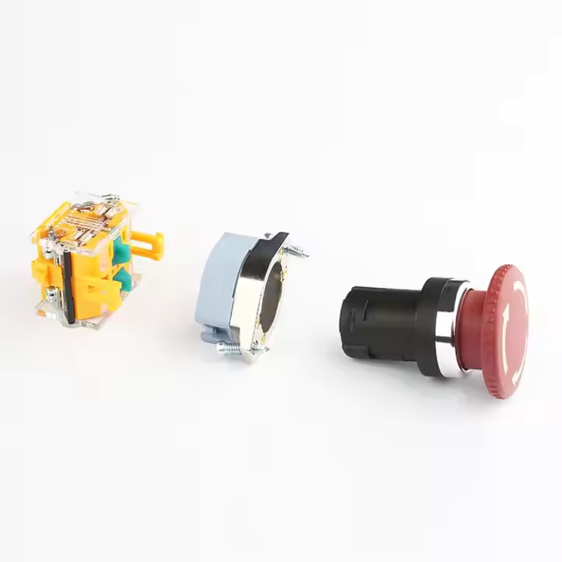 Emergency Stop Switches Push Button Switch 22 mm Red Momentary Emergency Stop Switch Black