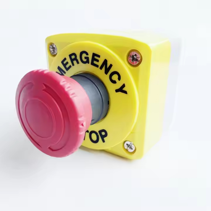 Emergency Stop Switches Push Button Switch XB5-AS542 With Waterproof IP65 Control Box Station