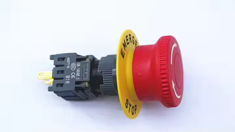 Industrial Emergency Stop Switches Button Waterproof 16mm 1no1nc Push Pull Emergency Stop Button