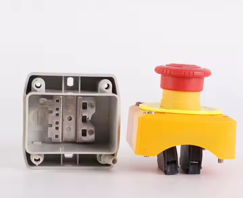 Waterproof Mushroom Emergency Stop Switches Push Button Switch Control Box