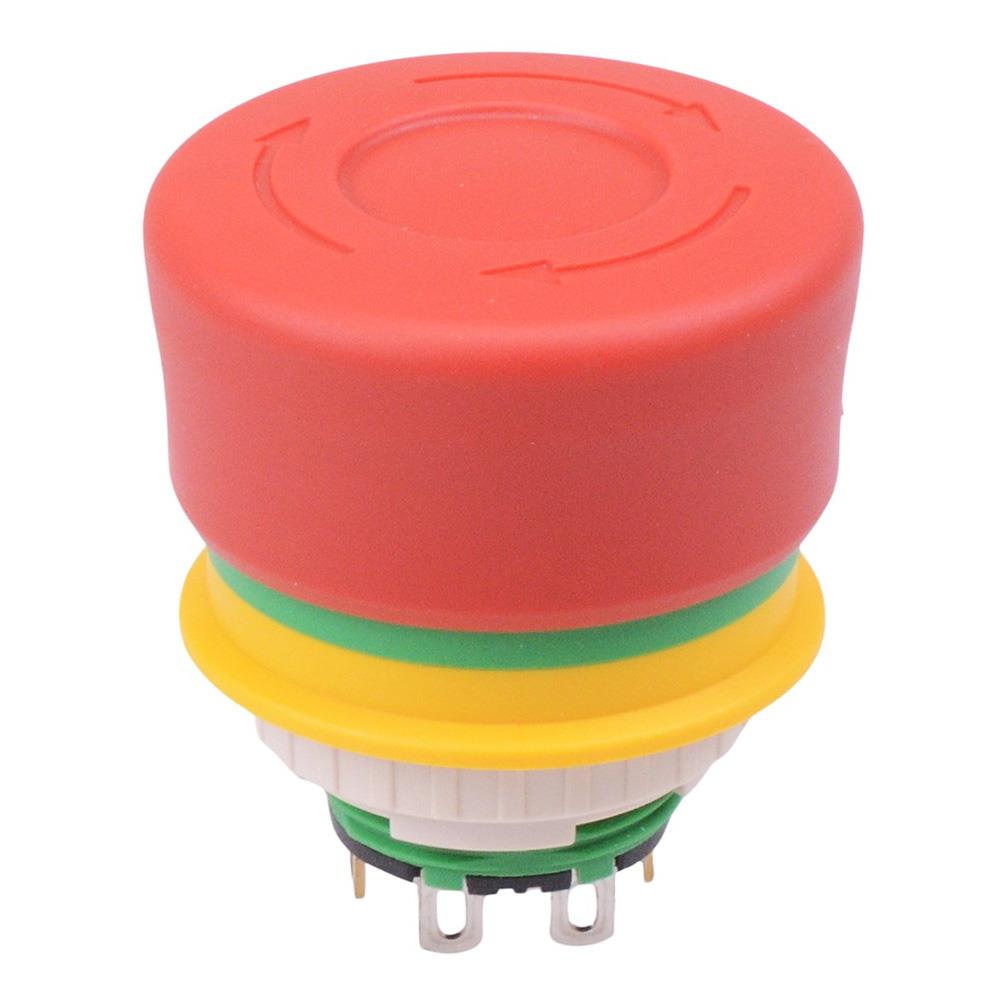 XA1E-BV3SG12R Unibody 16mm Emergency Stop Switch 1NO-2NC