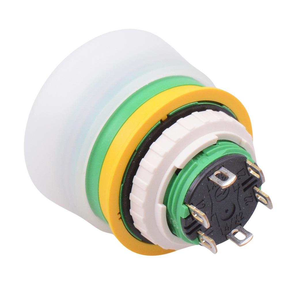 XA1E-LV3SG02Q4WR illuminated Unibody 16mm Emergency Stop Switch 2NC