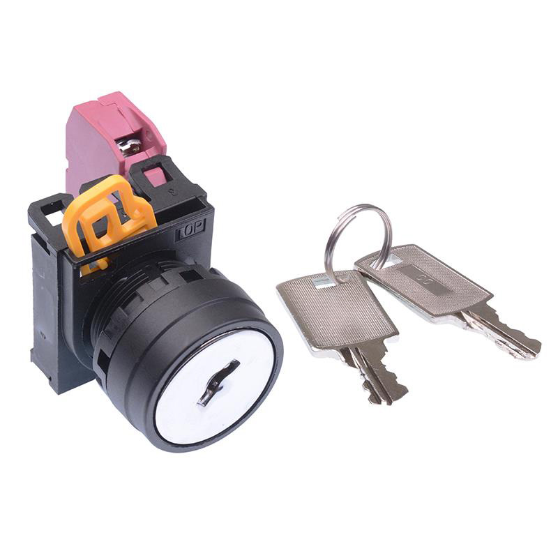 22mm 2 Position Maintained Key Switch NC IP65 YW1K-2AE01