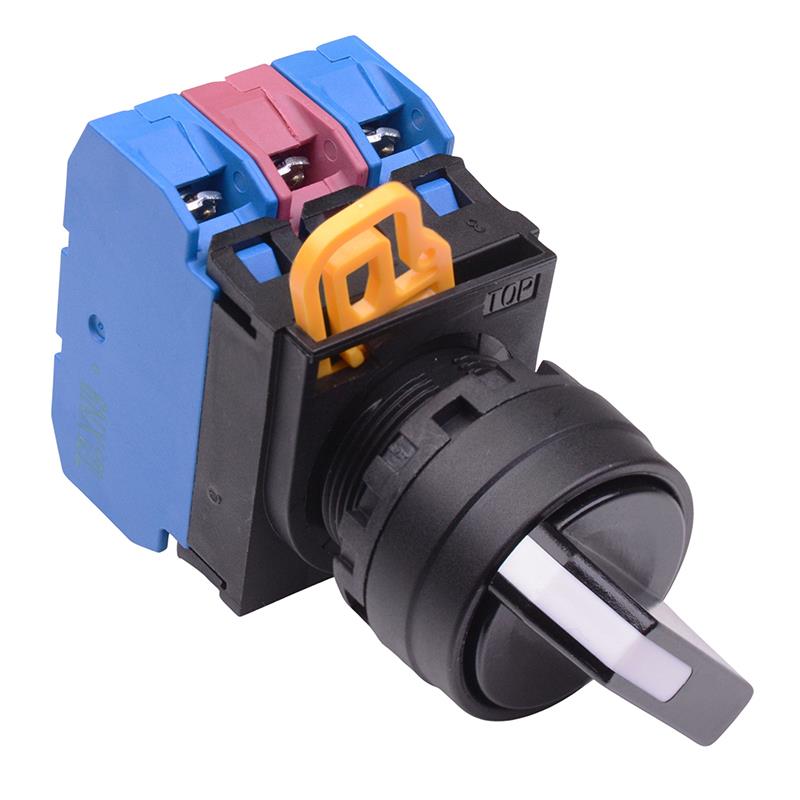 22mm 2 Position Maintained Selector Switch 2NO-1NC IP65 YW1S-2E21