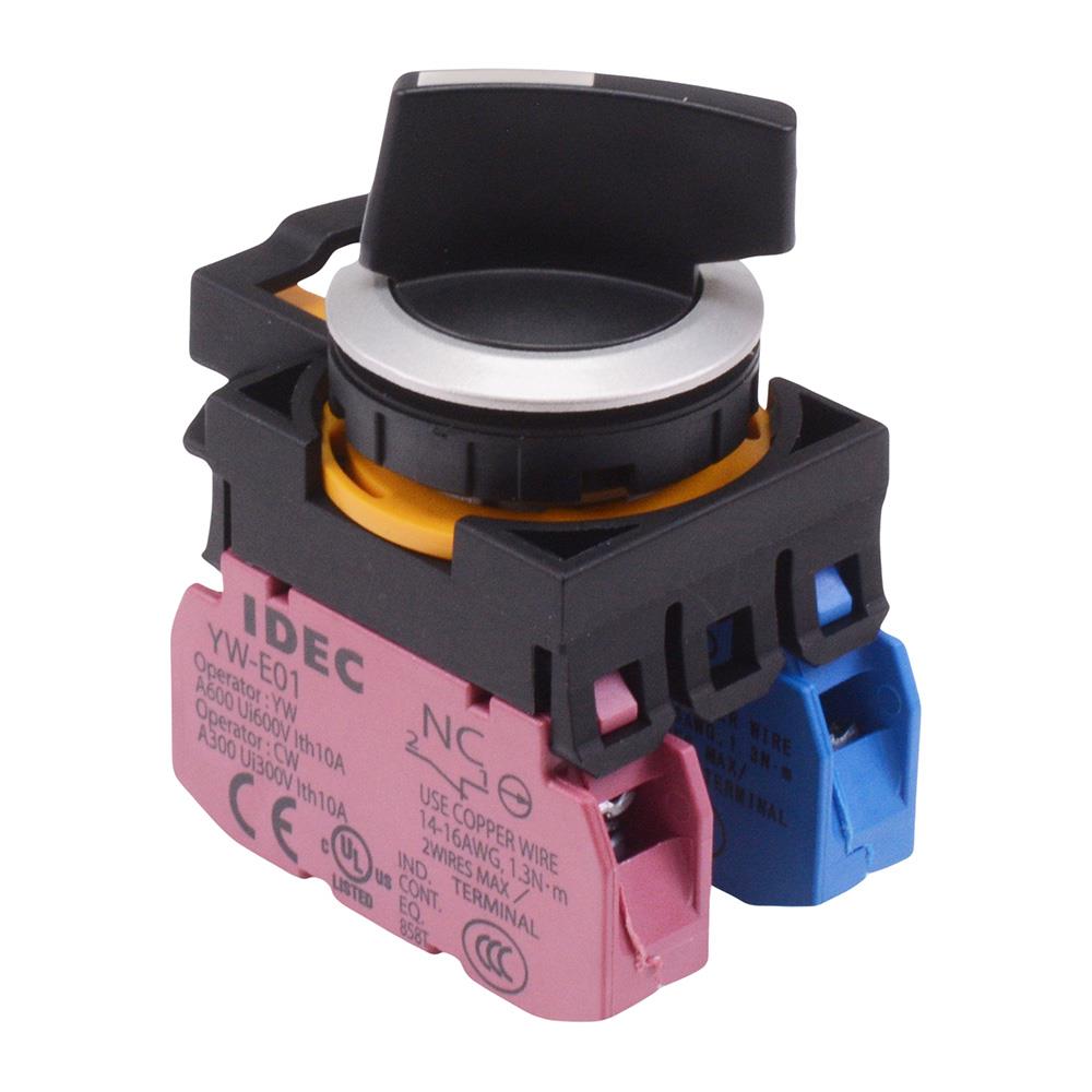 CW4S-3E11N1 3 Position Metallic Selector Switch 1NO-1NC IP65