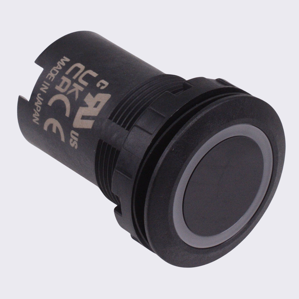 CW1H-DM1NGR-C Green / Red LED Flush Black Touchless Switch IP67