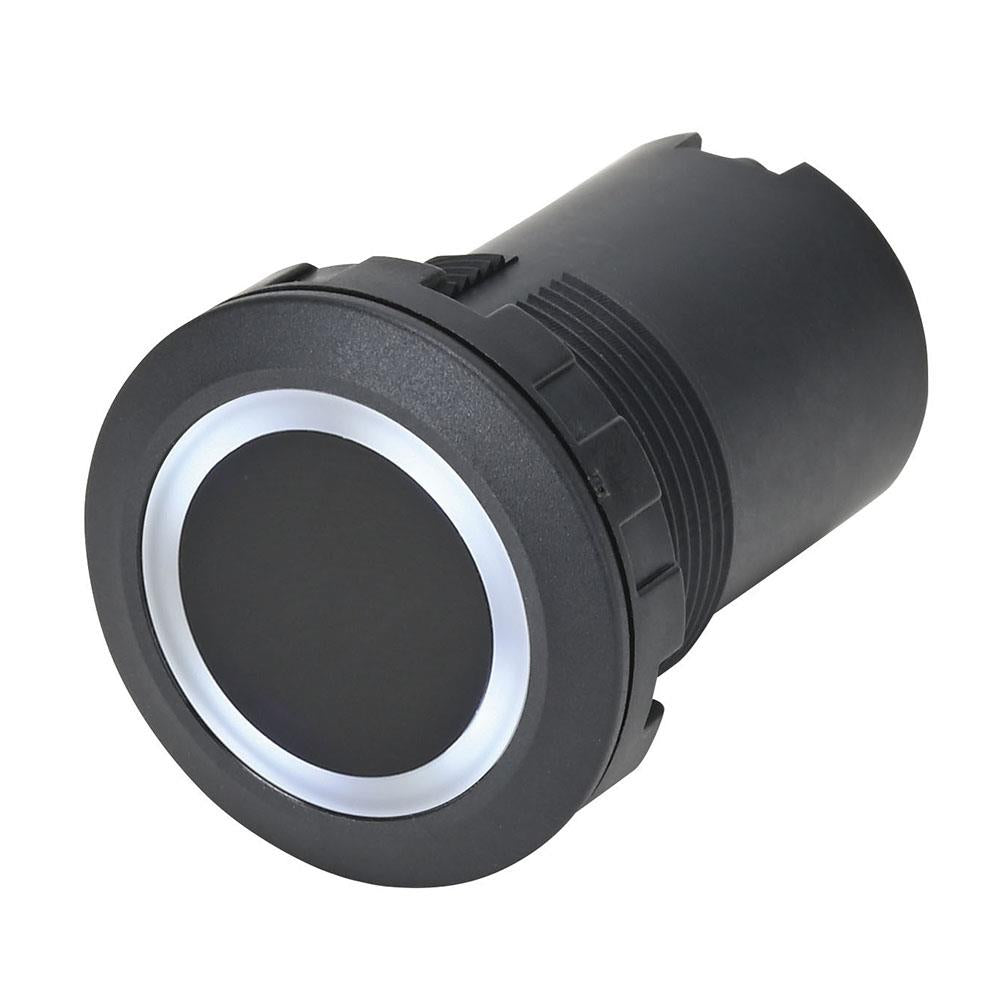 CW1H-DM1NSPW-C Blue / White LED Flush Black Touchless Switch IP67