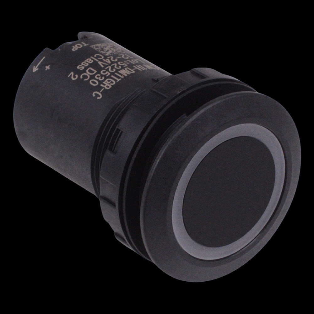 CW1H-DM1TGR-C Green / Red LED Flush Black Touchless Switch Time Delay IP67