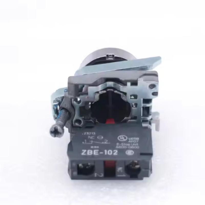 original new XB4BA42 Industrial Pushbutton Switch, Harmony, 22.5 mm, SPST-NC, Momentary, Flush, Red