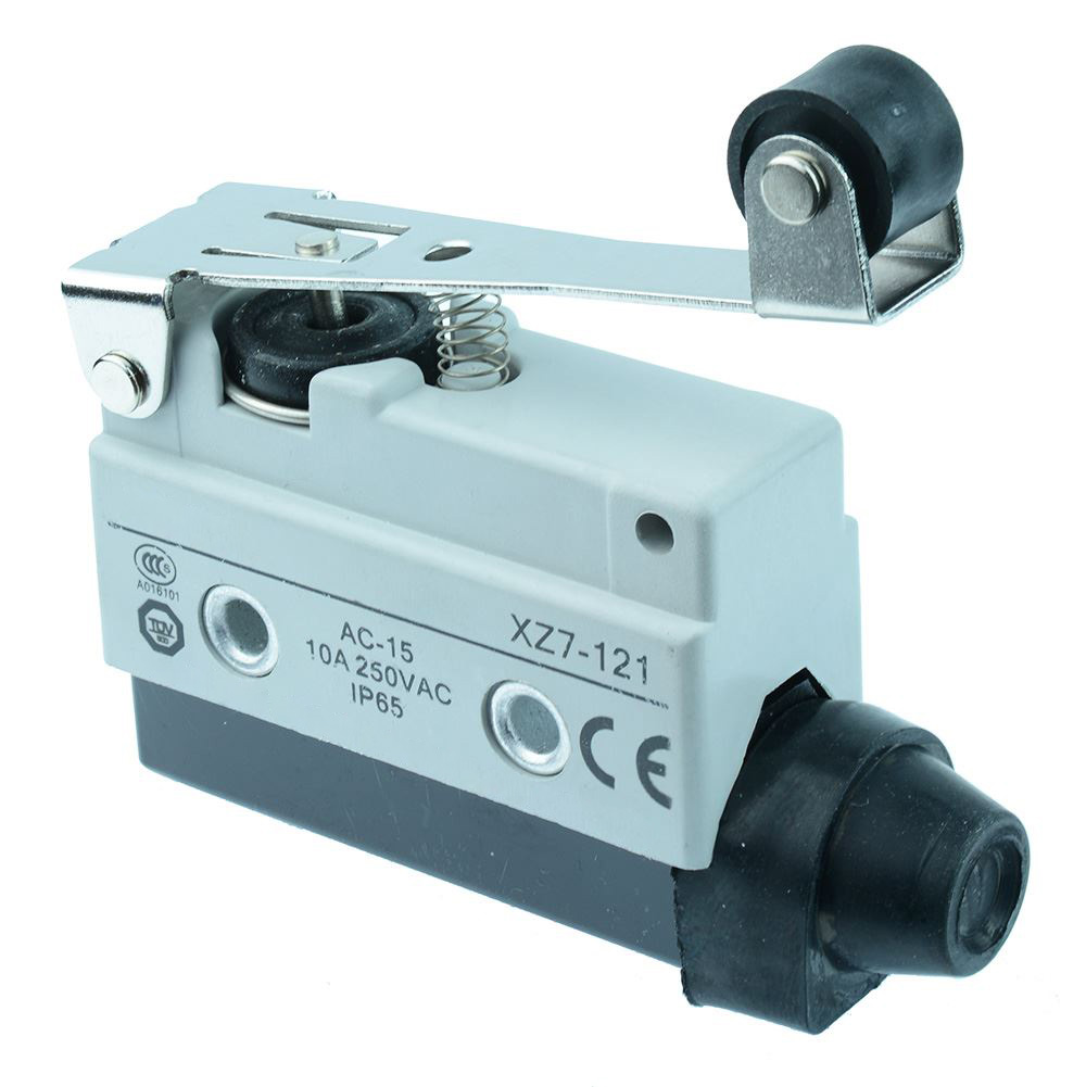 Long Roller Lever Plunger Microswitch IP65 NO/NC 250V 10A