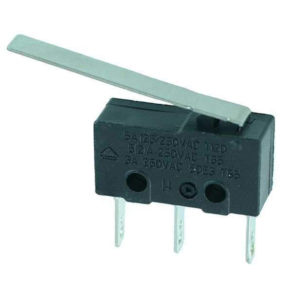 29mm Lever V4 Miniature Microswitch SPDT 5A