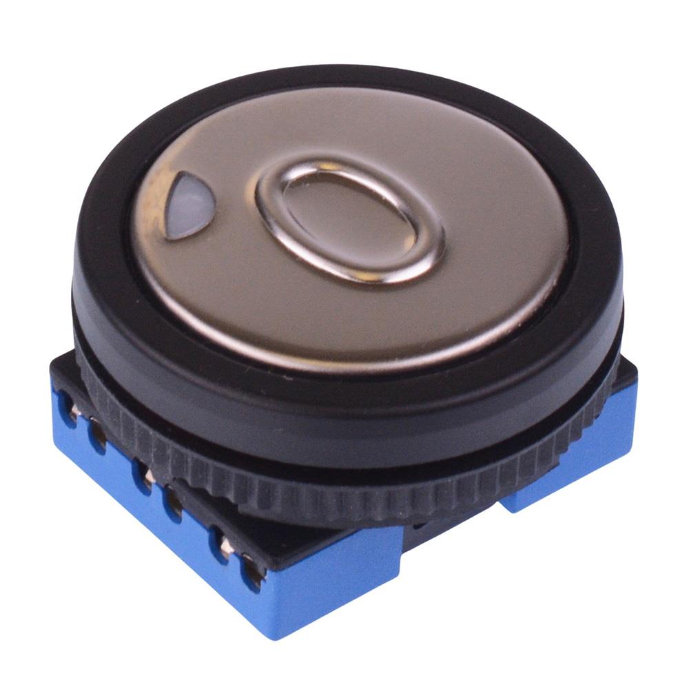 LPI5112R1K21700 '0' Red 12V illuminated Large Actuator Push Button Switch IP53