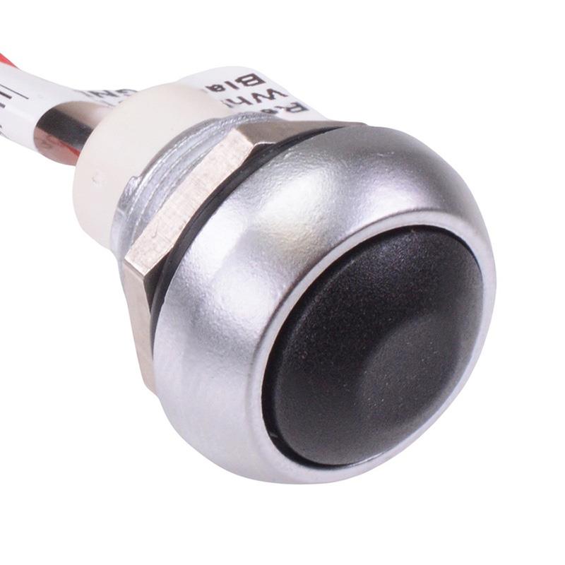 IHSR36F2100 Black Hall Effect Momentary NO Push Button Switch IP67