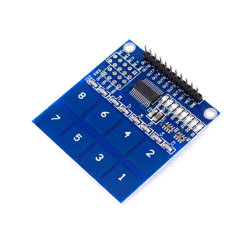 NEW 8 Way Digital Touch Capacitive Sensor Switch Module 
