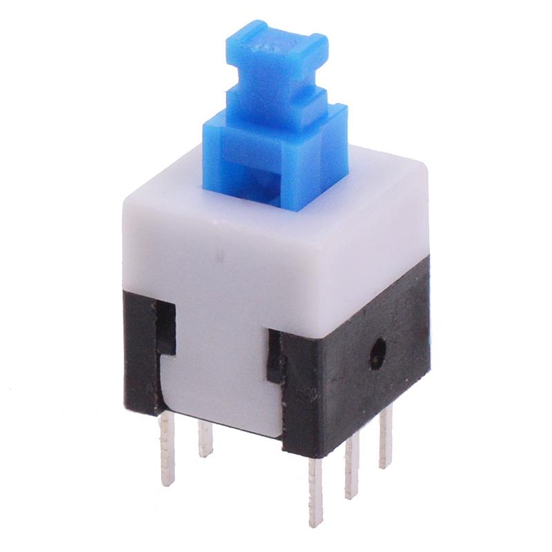 8x8mm Latching PCB Push Button Switch DPDT
