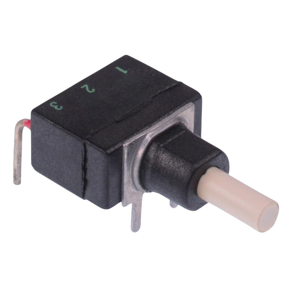 SP35W010000 Off-(On) Momentary Snap-Action Right Angle Push Button Switch SPST