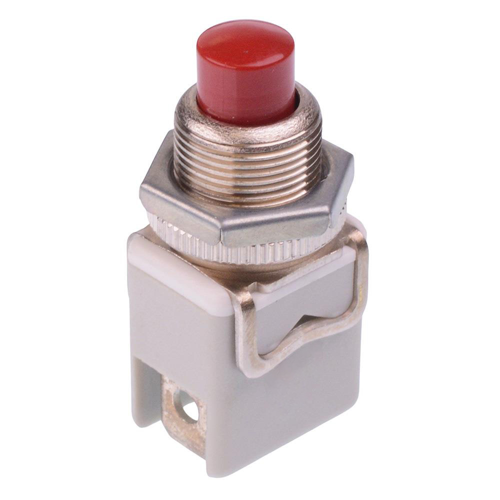 1212A6 On-(Off) Red Momentay Push Button Switch SPST-NC 8A