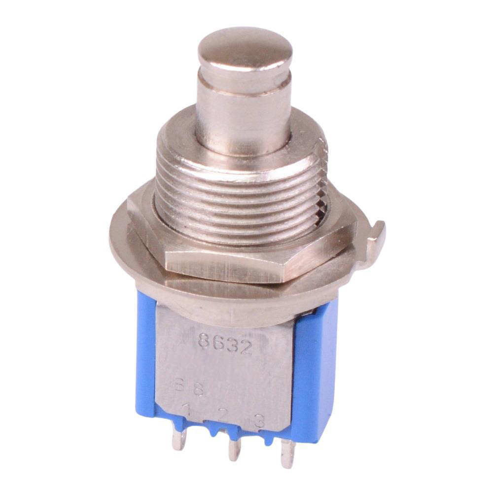 8632A-6X718 On-(On) Momentary Miniature Push Button Switch SPDT 4A 30VDC