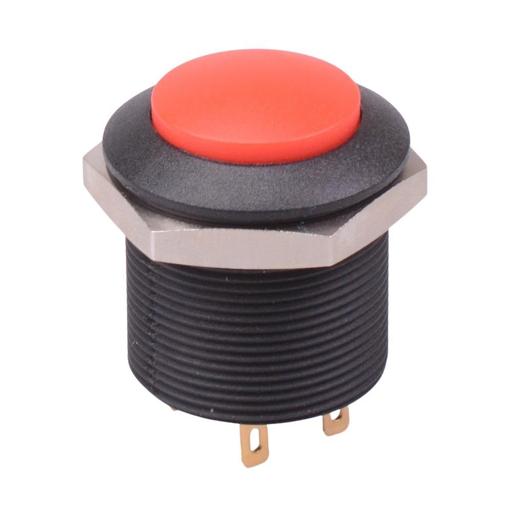 FPAR3B1462X0X Red Off-(On) Momentary Push Button Switch Round Actuator 24.2mm DPST