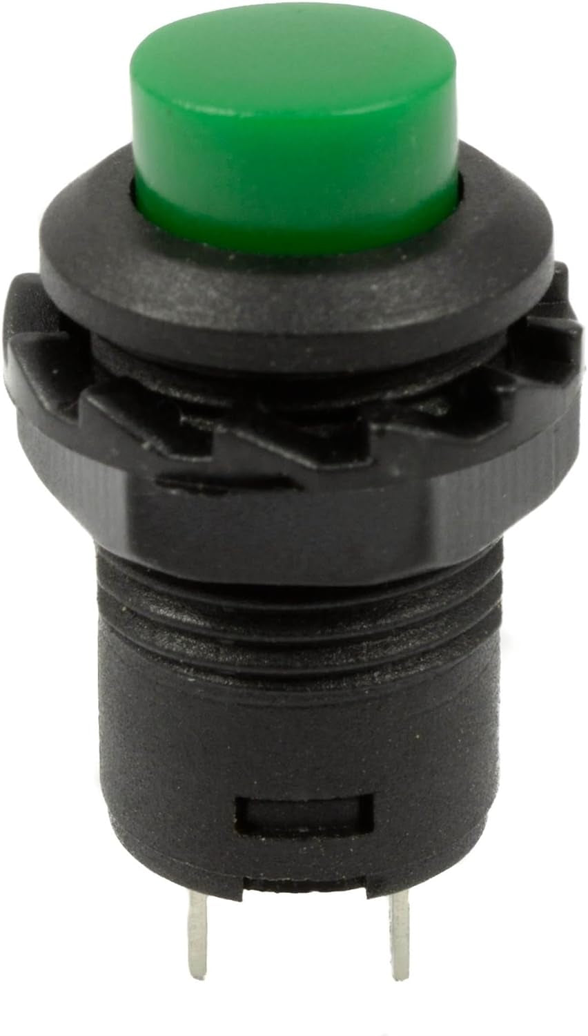 Green Off(On) Momentary Round 12mm Switch SPST