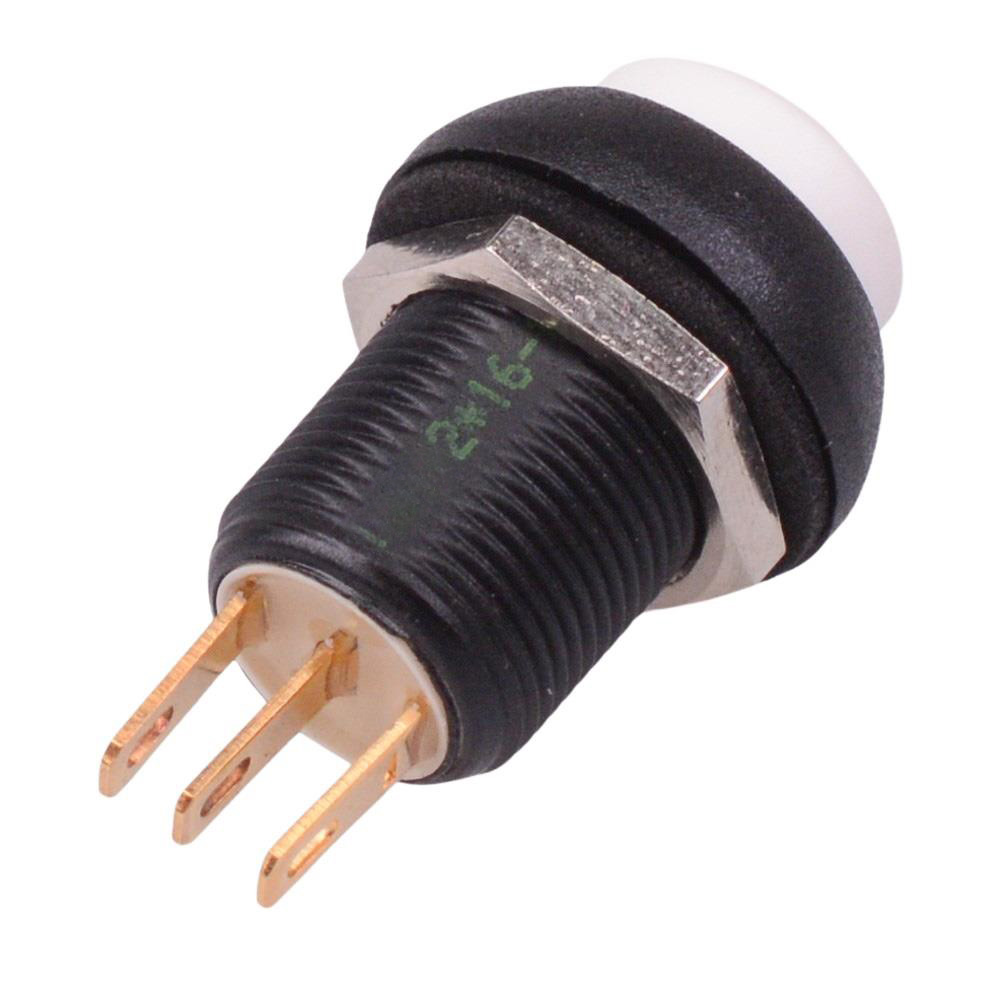 IMR7Z472104UL White Momentary 12mm Push Button Switch SPDT IP67