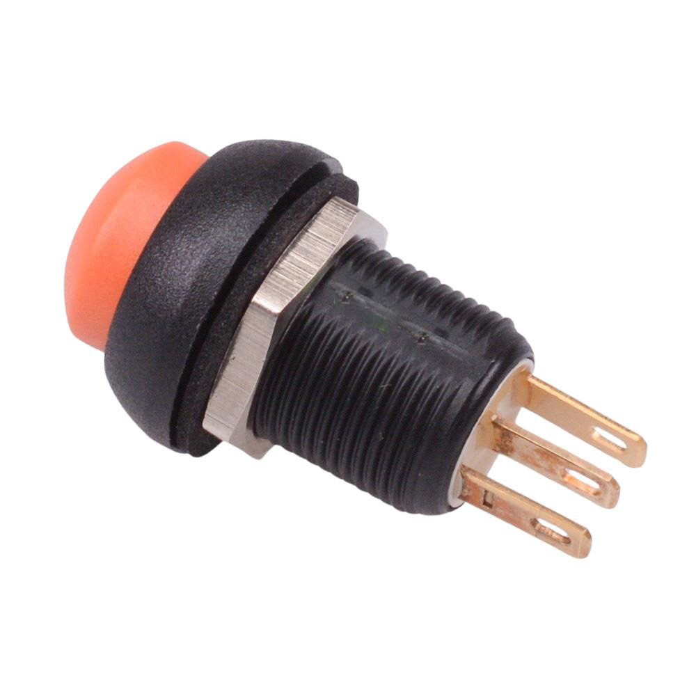 IMR7Z492104UL Orange Momentary 12mm Push Button Switch SPDT IP67