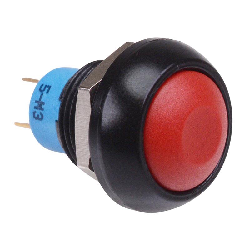 IPR3SAD6 Red Momentary 12mm Push Button Switch SPST IP67
