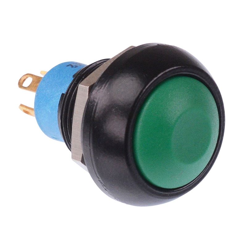 IPR5SAD3 Green Momentary 12mm Push Button Switch SPDT IP67