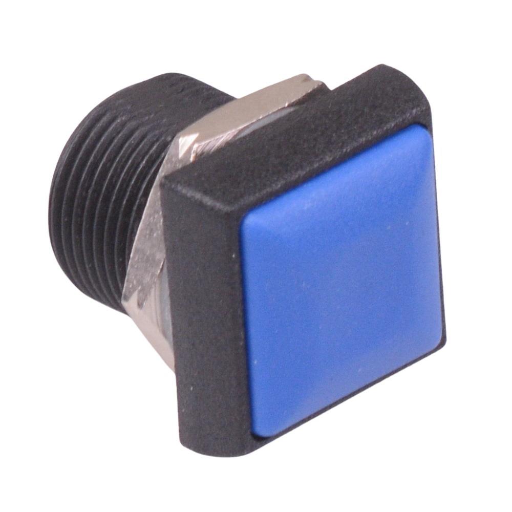 IRC3S4B2 Dark Blue Square 16mm Momentary NO Push Button Switch IP67