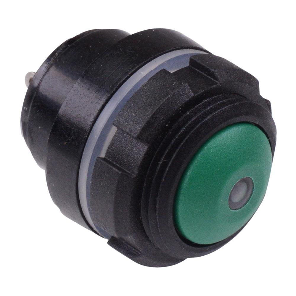 IZPR3S432L0S Red LED Green Button 16mm Momentary NO Push Button Switch IP67
