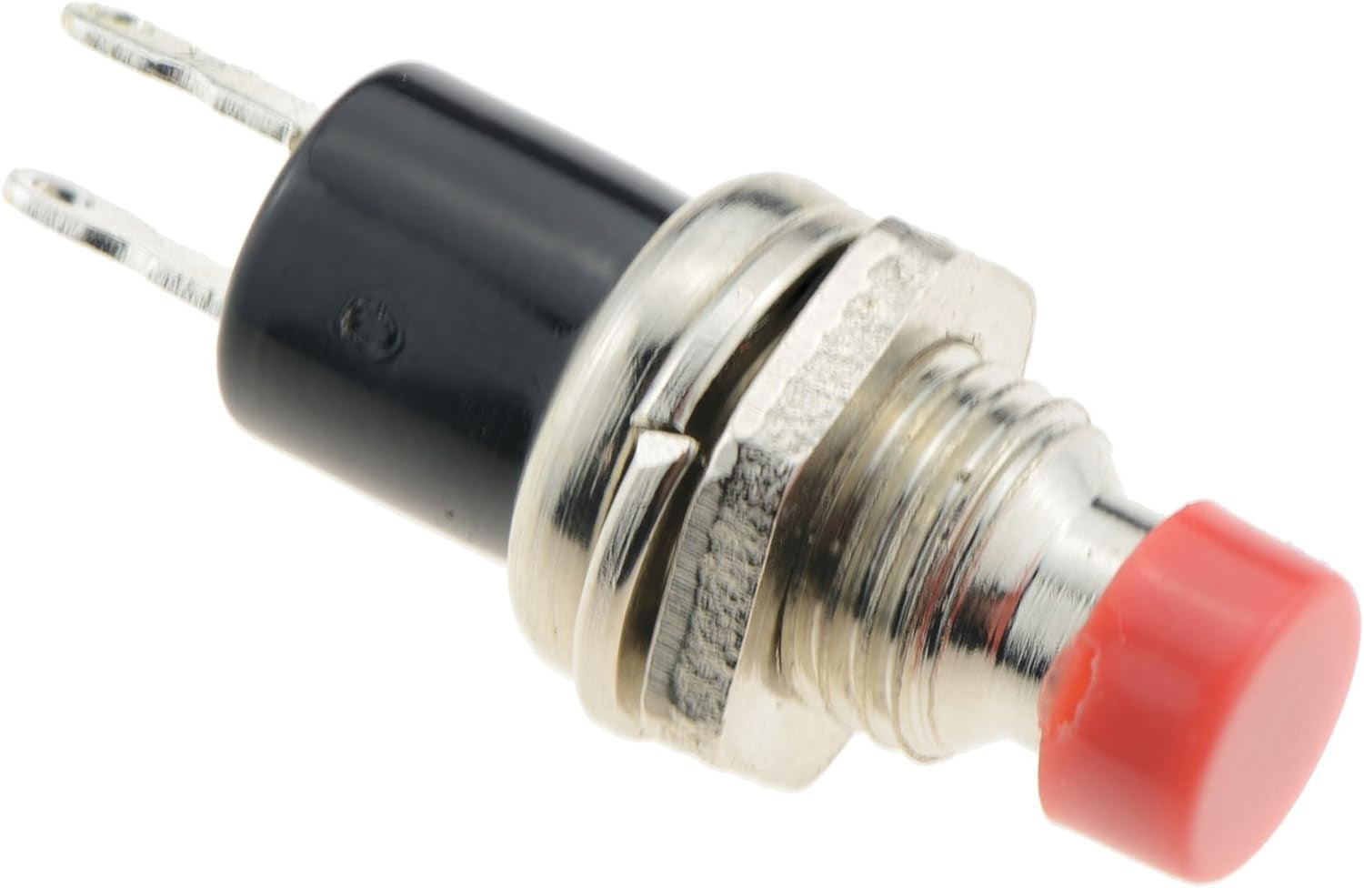 Red On(Off) Miniature Momentary Push to Break Switch SPST
