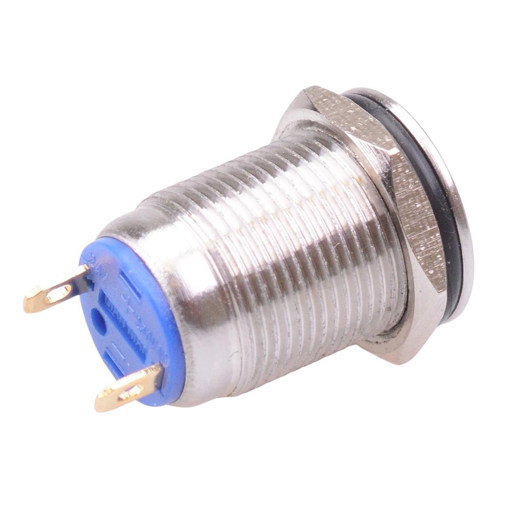 Off-(On) Momentary 12mm Vandal Resistant Push Button Switch SPST