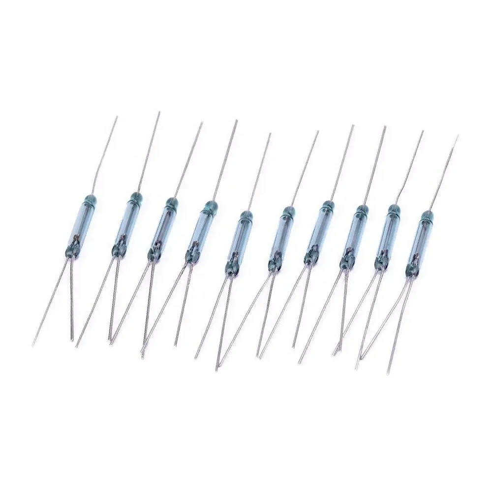 Reed Switch 3 pin Magnetic Reed Switch Normally Open and Normally Closed Conversion 2.5X14mm NO NC