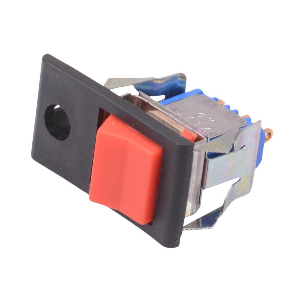 7636ADUL+U736+U1212 On-On Red Rocker Switch Snap-In SPDT